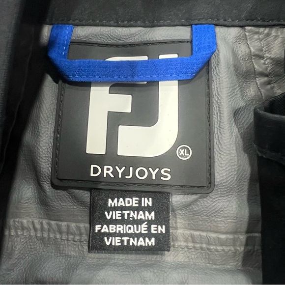 Men’s FootJoy DryJoys short sleeve 1/4 zip golf windbreaker XL - Picture 8 of 9